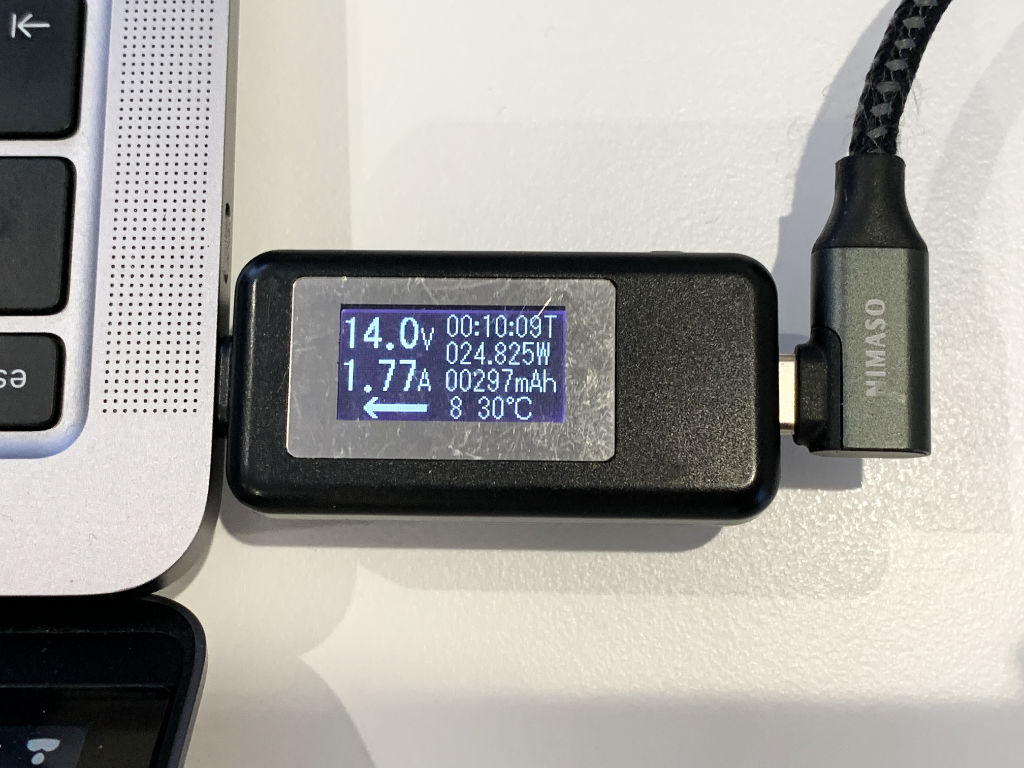 RAVPower RP-PC144とMacBook Air 2020
